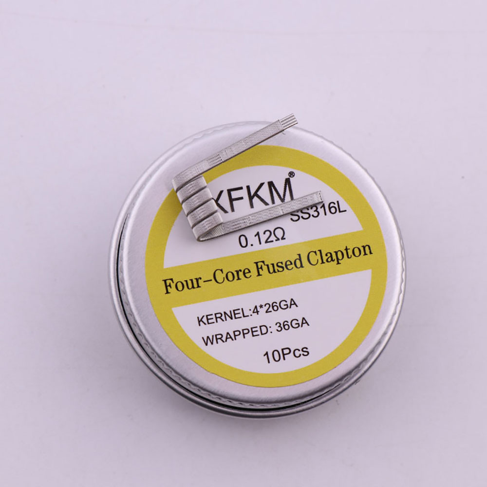 Clapton Wire Pre Built - Bobines Clapton Fusionnées Préfabriquées, Spirale ID