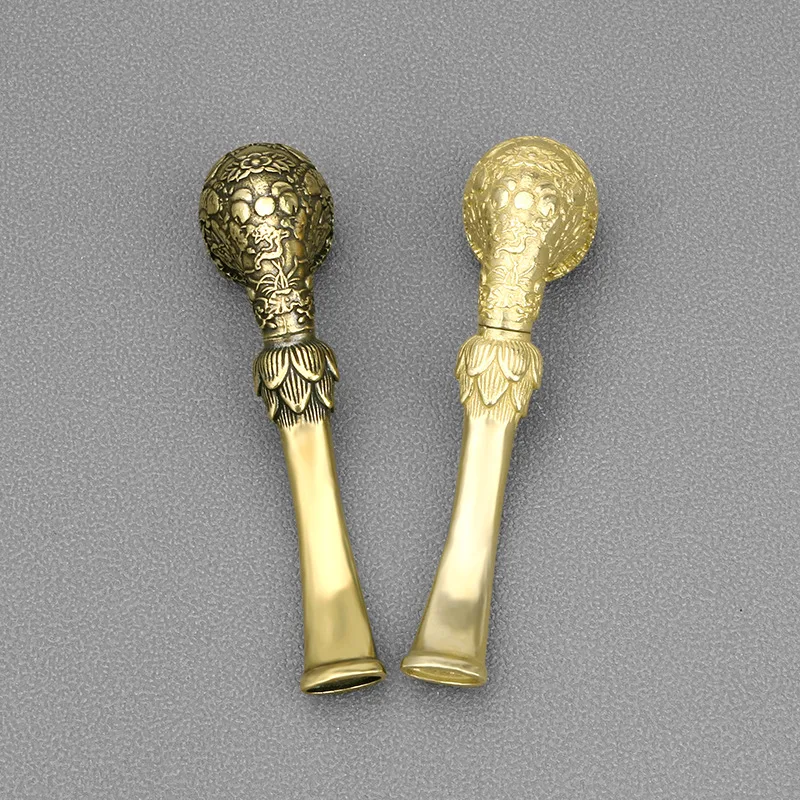 Pipe en laiton Antique sculpté - Vape Decoration avis et prix