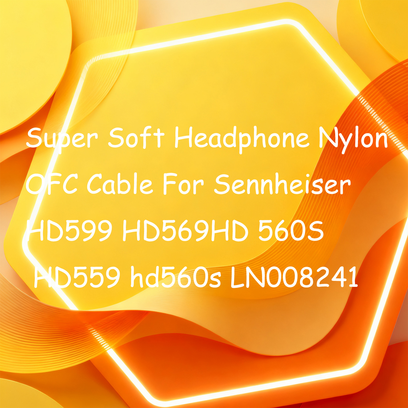 Câble en nylon OFC super doux  - Sennheiser Headphone Hd 560S avis et prix